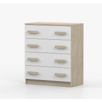 Komoda SMYK - dub sonoma/bílá (více variant)