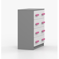 Komoda SMYK - šedá/bílá (více variant)