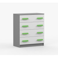 Komoda SMYK - šedá/bílá (více variant)