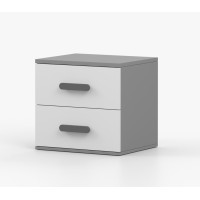 Noční stolek SMYK - šedý/bílý (více variant)