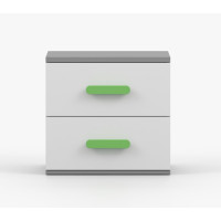Noční stolek SMYK - šedý/bílý (více variant)