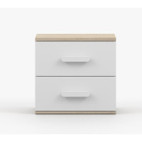 Noční stolek SMYK - dub sonoma/bílý (více variant)