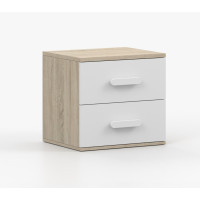 Noční stolek SMYK - dub sonoma/bílý (více variant)