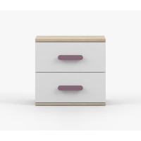 Noční stolek SMYK - dub sonoma/bílý (více variant)