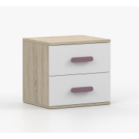 Noční stolek SMYK - dub sonoma/bílý (více variant)