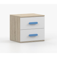 Noční stolek SMYK - dub sonoma/bílý (více variant)