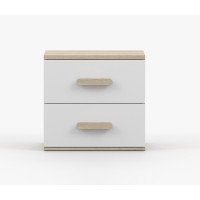 Noční stolek SMYK - dub sonoma/bílý (více variant)