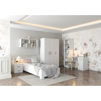 Postel SMYK 200x90 cm - bílá