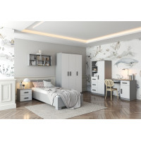 Komoda SMYK - šedá/bílá (více variant)