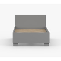 Postel SMYK 200x90 cm - šedá