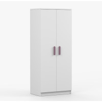Šatní skříň SMYK 80 - bílá (více variant)