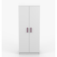 Šatní skříň SMYK 80 - bílá (více variant)