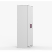 Šatní skříň SMYK 80 - bílá (více variant)