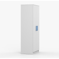 Šatní skříň SMYK 80 - bílá (více variant)