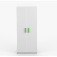 Šatní skříň SMYK 80 - bílá (více variant)