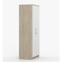 Šatní skříň SMYK 80 - dub sonoma/bílá (více variant)