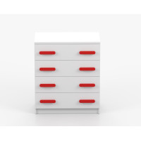 Komoda SCOUT - bílá (více variant)