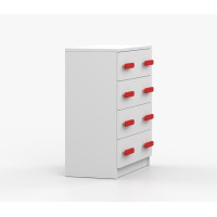 Komoda SCOUT - bílá (více variant)