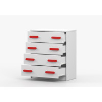 Komoda SCOUT - bílá (více variant)