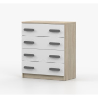 Komoda SCOUT - dub sonoma/bílá (více variant)