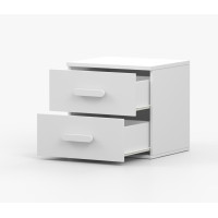 Noční stolek SCOUT - bílý (více variant)