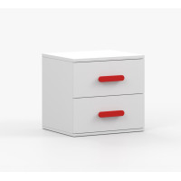 Noční stolek SCOUT - bílý (více variant)