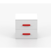Noční stolek SCOUT - bílý (více variant)