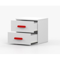 Noční stolek SCOUT - bílý (více variant)