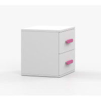 Noční stolek SCOUT - bílý (více variant)