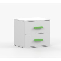 Noční stolek SCOUT - bílý (více variant)