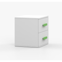 Noční stolek SCOUT - bílý (více variant)