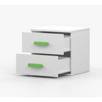 Noční stolek SCOUT - bílý (více variant)