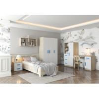 Šatní skříň SCOUT 120 - dub sonoma/bílá (více variant)