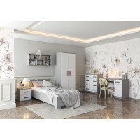 Psací stůl SCOUT - šedý/bílý (více variant)