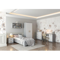 Psací stůl SCOUT - šedý/bílý (více variant)