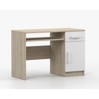 Psací stůl SCOUT - dub sonoma/bílý (více variant)