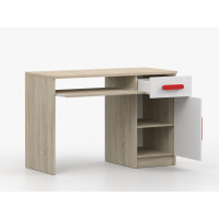 Psací stůl SCOUT - dub sonoma/bílý (více variant)