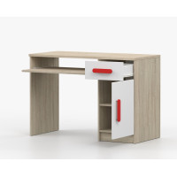Psací stůl SCOUT - dub sonoma/bílý (více variant)