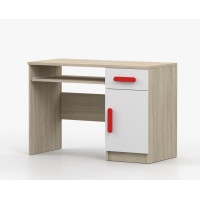 Psací stůl SCOUT - dub sonoma/bílý (více variant)