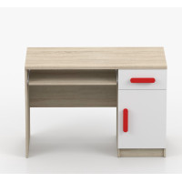 Psací stůl SCOUT - dub sonoma/bílý (více variant)