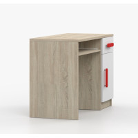 Psací stůl SCOUT - dub sonoma/bílý (více variant)