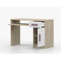 Psací stůl SCOUT - dub sonoma/bílý (více variant)