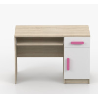Psací stůl SCOUT - dub sonoma/bílý (více variant)