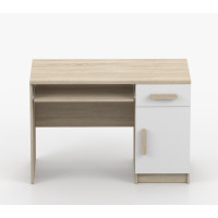 Psací stůl SCOUT - dub sonoma/bílý (více variant)