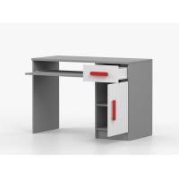 Psací stůl SCOUT - šedý/bílý (více variant)
