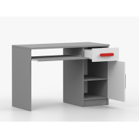 Psací stůl SCOUT - šedý/bílý (více variant)
