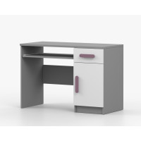 Psací stůl SCOUT - šedý/bílý (více variant)