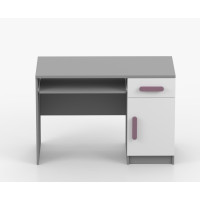 Psací stůl SCOUT - šedý/bílý (více variant)