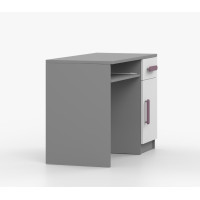 Psací stůl SCOUT - šedý/bílý (více variant)