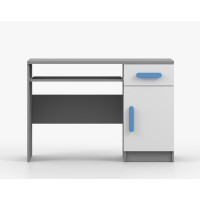Psací stůl SCOUT - šedý/bílý (více variant)